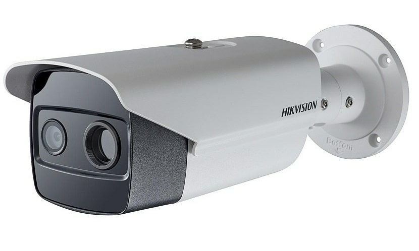 Video surveillance Hikvision's Bispectral Thermal Imaging Camera with Combined Thermal Imaging Sensor and Optical Lens