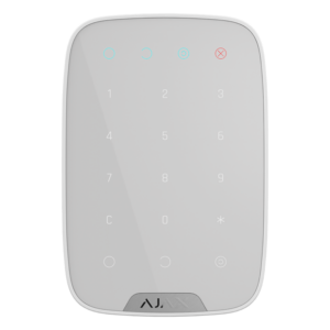 Охранные сигнализации/Клавиатура Для Сигнализации Беспроводная сенсорная клавиатура Ajax KeyPad white