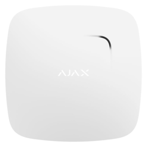Wireless smoke heat detector with sounder Ajax FireProtect white