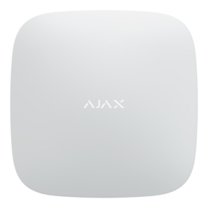 Intelligent security control panel Ajax Hub 2 white with visual alarm verifications