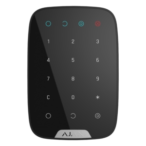 Охоронні сигналізації/Клавіатура для сигналізації Бездротова сенсорна клавіатура Ajax KeyPad black