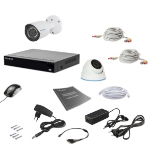 Системы видеонаблюдения/Комплекты видеонаблюдения Комплект видеонаблюдения Tecsar AHD 2MIX 2MEGA