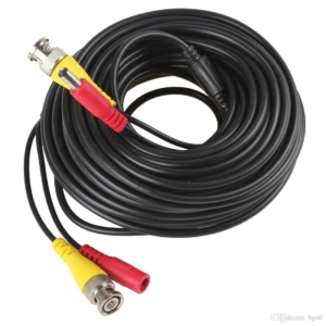 Video surveillance/Connectors, adapters BNC-power cable 18 m