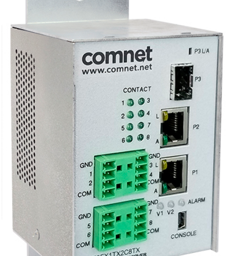 Видеонаблюдение Новинка ComNet — малогабаритный коммутатор с SFP портом для IP-видеосистем