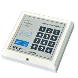 Системы контроля доступа (СКУД)/Кодовая клавиатура Кодовая клавиатура Yli Electronic YK-168 со встроенным считывателем карт/брелоков