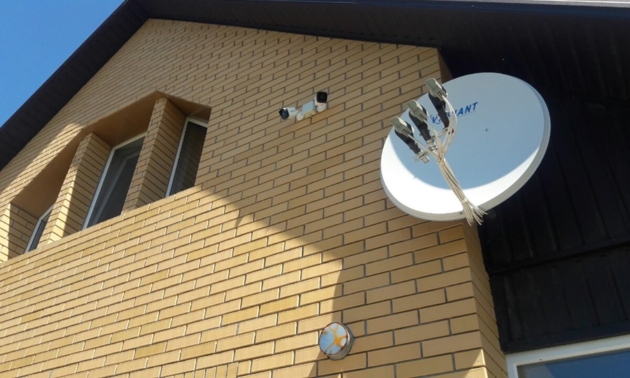 Система IP видеонаблюдения из 6 камер для коттеджа в Сумах