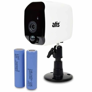 Системы видеонаблюдения/Камеры видеонаблюдения 2 Мп Wi-Fi IP-видеокамера Atis AI-142B+Battery с аккумулятором