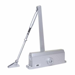 Door closer Atis DC-604 silver with lever transmission