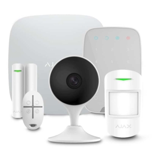 Security Alarms/Alarm Kits Alarm Kit Ajax StarterKit + KeyPad white + Wi-Fi Camera 2MP-C22EP-A