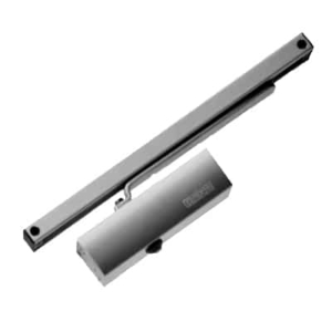 Door closer Geze TS-1500 St сл silver with guide rail