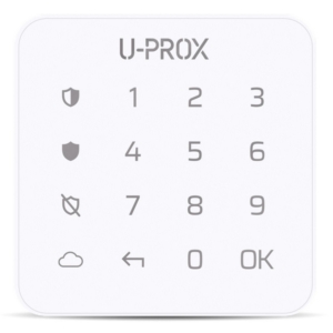 Охоронні сигналізації/Клавіатура для сигналізації Клавіатура U-Prox Keypad G1 white