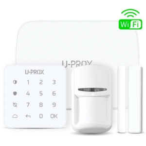 Охоронні сигналізації/Комплекти сигналізацій Комплект бездротової сигналізації U-Prox MP WiFi kit white