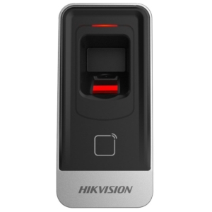 Системы контроля доступа (СКУД)/Биометрические системы Сканер отпечатков пальцев Hikvision DS-K1201EF со считывателем карт доступа