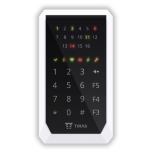 Security Alarms/Keypads Сode Keypad Tiras K-PAD16 for controlling the Orion NOVA II security system