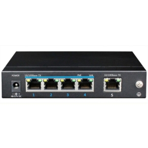 Мережеве обладнання/Мережевий комутатор 4-портовий PoE комутатор Utepo UTP1-SW0401-TP60 некерований