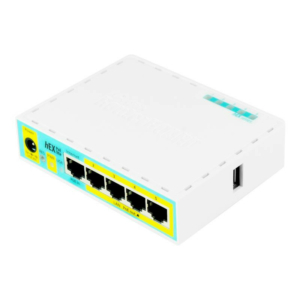 Network Hardware/Routers 5 port Passive PoE router MikroTik hEX PoE lite (RB750UPr2)