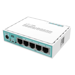 5 port router MikroTik hEX (RB750Gr3)