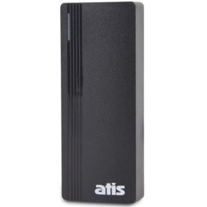 Системи контролю доступу/Зчитувач карток/брелоків Зчитувач Atis ACPR-07 MF-W black вологозахищений з вбудованим контролером