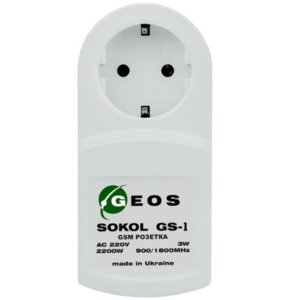 Охоронні сигналізації/Розумний будинок GSM-розетка Geos SOKOL-GS1
