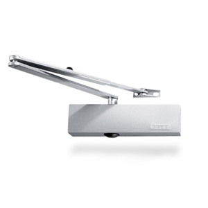Door closer Geze TS-2000 H-o silver with lever transmission