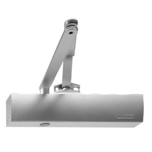 Door closer Geze TS-4000 St silver with lever transmission