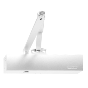 Door closer Geze TS-4000 St white with lever transmission