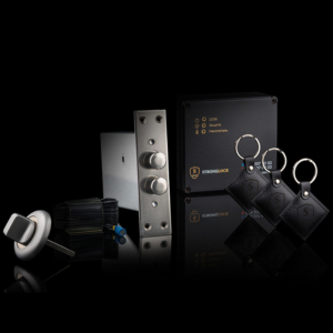 The hidden StrongLock SL-4 PRO lock (RFID keyfobs kit)