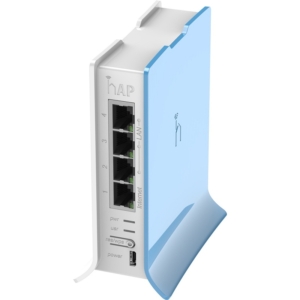 Wi-Fi маршрутизатор MikroTik hAP liteTC (RB941-2nD-TC) с 4-портами Ethernet