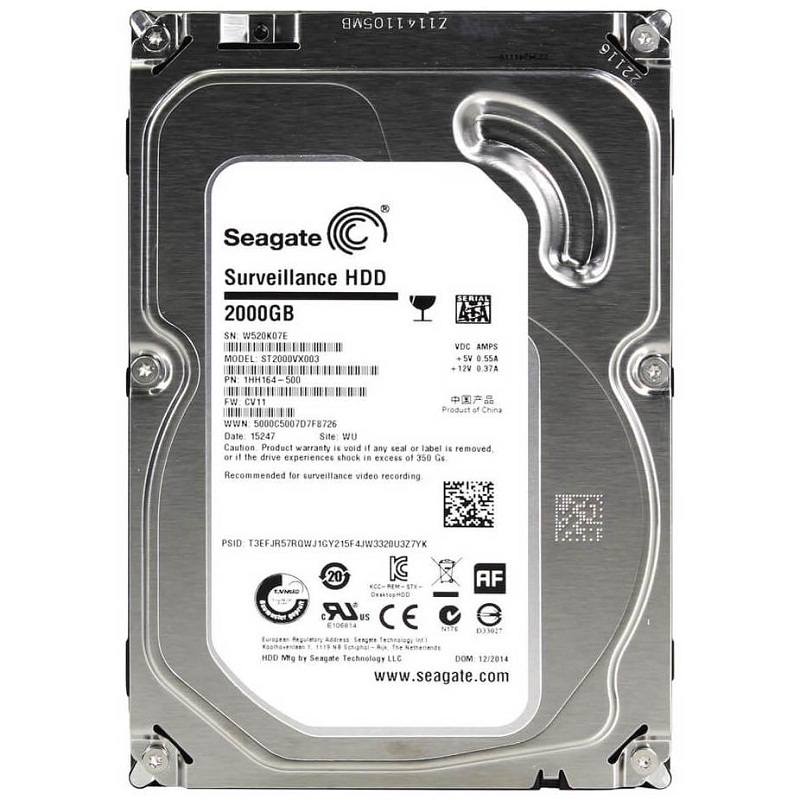 HDD Seagate Skyhawk ST2000VX003 TB Buy in Kiev and Ukraine, Prices for  HDD for CCTV in the Store of Security Systems and Video Surveillance 