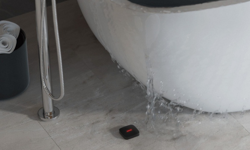 Security systems Flood protection. AJAX flood sensor and motorized ball valve