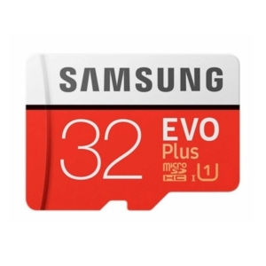 Системи відеоспостереження/Карта пам'яті MicroSD Карта пам'яті Samsung 32ГБ microSDHC C10 UHS-I R95/W20MB/s Evo Plus + SD адаптер (MB-MC32GA/RU)