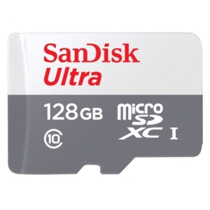 Системи відеоспостереження/Карта пам'яті MicroSD Карта пам'яті з адаптером SanDisk MICRO SDHC 128ГБ UHS-I SDSQUNS-128G-GN3MA