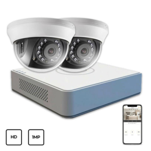 Системи відеоспостереження/Комплект відеонагляду Комплект відеоспостереження Hikvision HD KIT 2x1 MP INDOOR