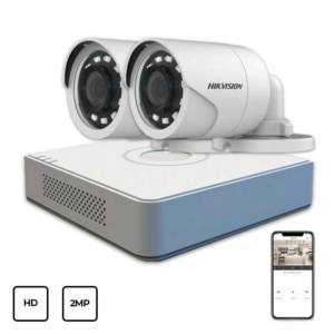 Системы видеонаблюдения/Комплекты видеонаблюдения Комплект видеонаблюдения Hikvision HD KIT 2x2MP OUTDOOR