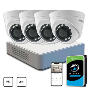 Системы видеонаблюдения/Комплекты видеонаблюдения Комплект видеонаблюдения Hikvision HD KIT 4x2MP INDOOR + HDD 1TB