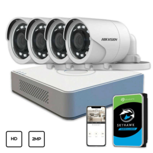 Video surveillance/CCTV Kits Video Surveillance Kit Hikvision HD KIT 4x2MP OUTDOOR + HDD 1TB