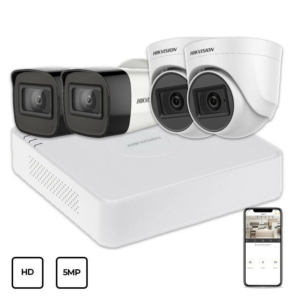 Video surveillance/CCTV Kits Video Surveillance Kit Hikvision HD KIT 4x5MP INDOOR-OUTDOOR