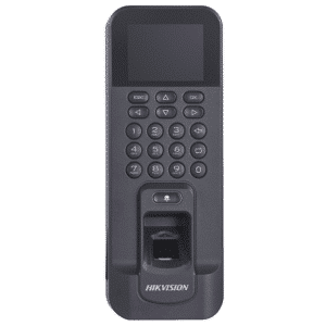 Системи контролю доступу/Біометрична аутентифікація Сканер відбитків пальців Hikvision DS-K1T804BEF зі зчитувачем карт