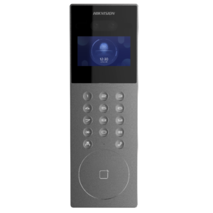 Intercoms/Video Doorbells IP Video Doorbell Hikvision DS-KD9203-TE6 multi-tenant with face detection