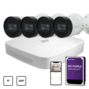 IP Video Surveillance Kit Dahua IP KIT 4x2MP OUTDOOR + HDD 1TB