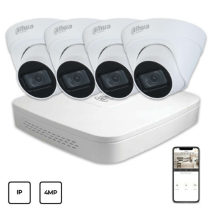 Системы видеонаблюдения/Комплекты видеонаблюдения Комплект IP видеонаблюдения Dahua IP KIT 4x4MP INDOOR