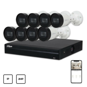 Системы видеонаблюдения/Комплекты видеонаблюдения Комплект IP видеонаблюдения Dahua IP KIT 8x4MP OUTDOOR
