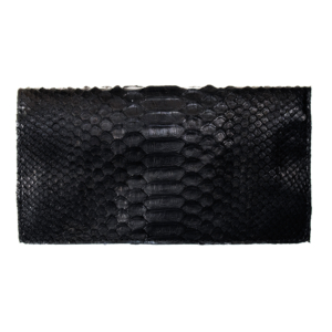 Shielding special agent clutch for smartphone and cards black LOCKER's Phone Purse Python