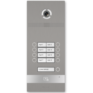 Intercoms/Video Doorbells IP Video Doorbell BAS-IP BI-08FB silver multi-subscriber