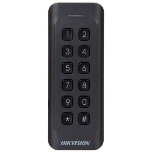 Системи контролю доступу/Кодові клавіатури Кодова клавіатура Hikvision DS-K1802EK зі зчитувачем карт EM Marine