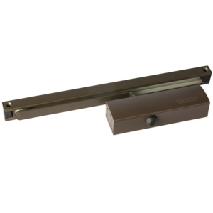 Door closer Geze TS-3000 VBC brown with guide rail