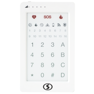 Code keypad with touch display Lun Lind 29