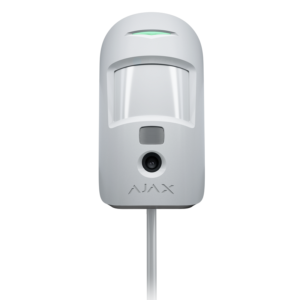 Охранные сигнализации/Датчики сигнализации Проводный датчик движения Ajax MotionCam Fibra white с фотоверификацией событий