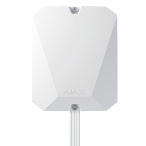 Wired module Ajax MultiTransmitter Fibra white for third-party detector integration