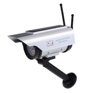 Video surveillance/Fake camera Camcorder mockup Wi-Fi cylinder with solar panel